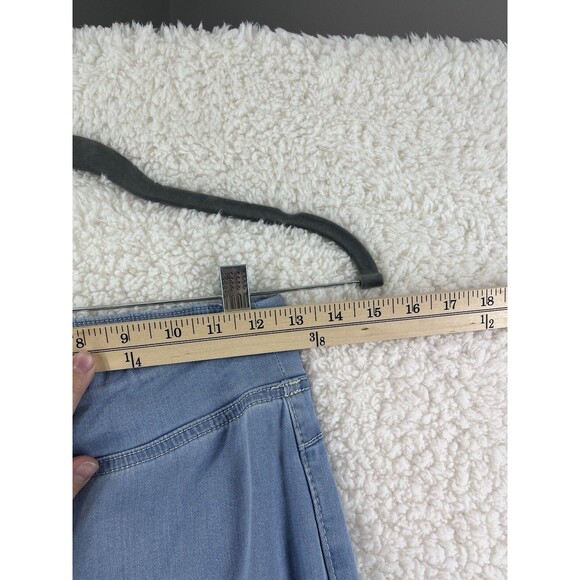 We The Free Pants Women's Size XS Blue In My Feelings Cropped Slim Flare Boho - Picture 5 of 11